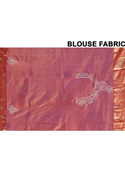 Pure Silk Kanchipuram Saree in Fuchsia