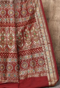 Pure Silk Kanchipuram Saree in Teal Green