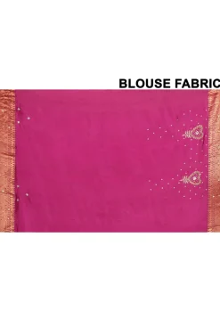 Pure Silk Kanchipuram Saree in Multicolor