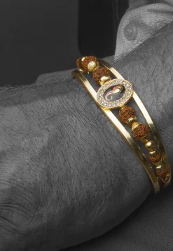 Rudraksh Beaded Men Kada