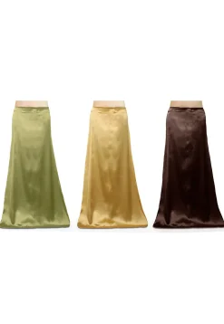 Satin Combo Sets in Petticoat
