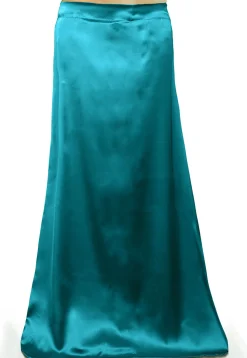 Satin Petticoat in Teal Blue