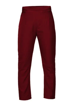 Solid Color Art Silk Pant in Wine