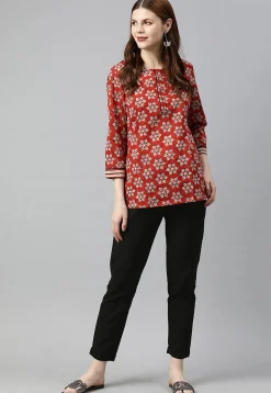 Solid Color Cotton Pant in Black
