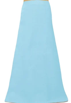 Solid Color Cotton Petticoat in Sky Blue