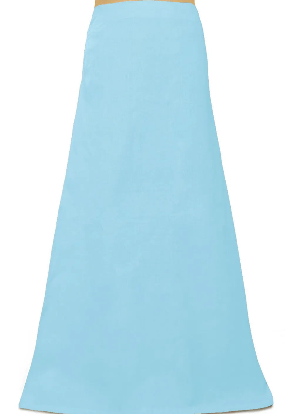 Solid Color Cotton Petticoat in Sky Blue