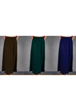 Solid Color Cotton Petticoat Combo Set in Multicolor