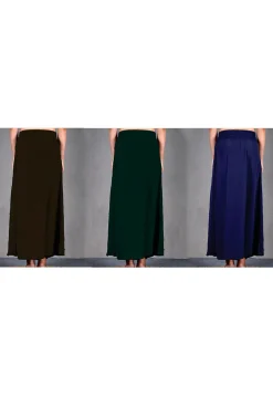 Solid Color Cotton Petticoat Combo Set in Multicolor