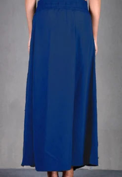 Solid Color Cotton Petticoat in Blue