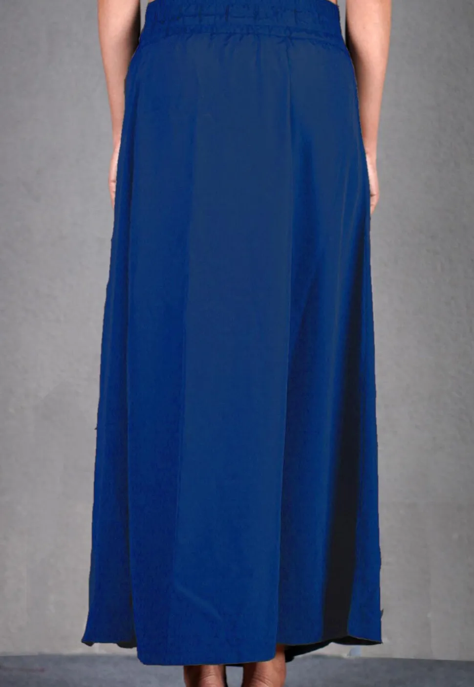 Solid Color Cotton Petticoat in Blue