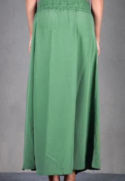 Solid Color Cotton Petticoat in Dusty Green
