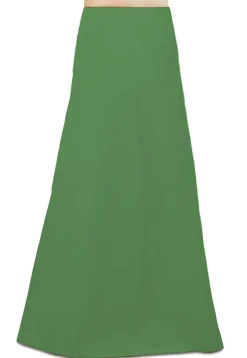 Solid Color Cotton Petticoat in Sea Green