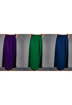 Solid Color Cotton Petticoat Combo Set in Multicolor