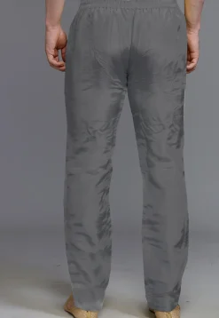 Solid Color Crepe Pant in Dark Grey