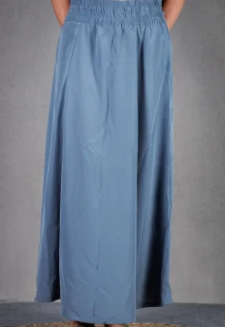 Solid Color Crepe Petticoat in Grey