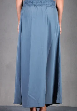 Solid Color Crepe Petticoat in Grey