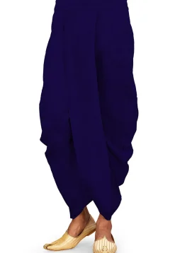 Solid Color Dupion Silk Dhoti in