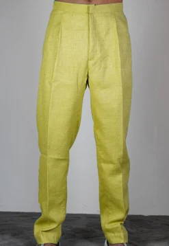 Solid Color Dupion Silk Pajama in Light Green