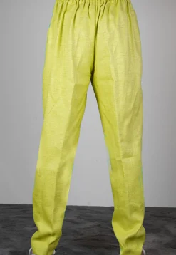 Solid Color Dupion Silk Pajama in Light Green
