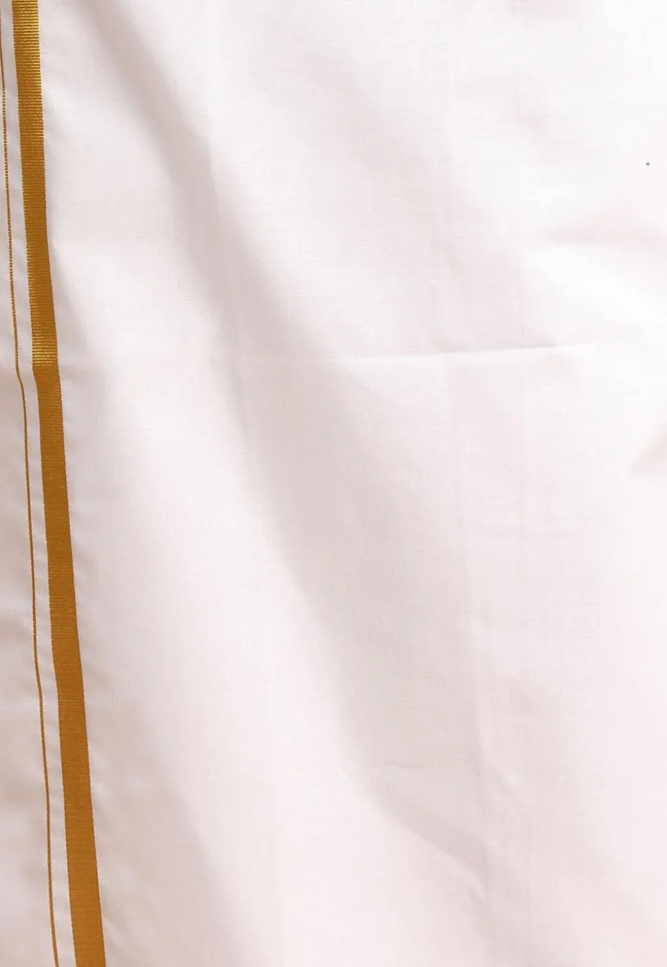 Solid Color Linen Cotton Kurta Mundu Set in Mustard