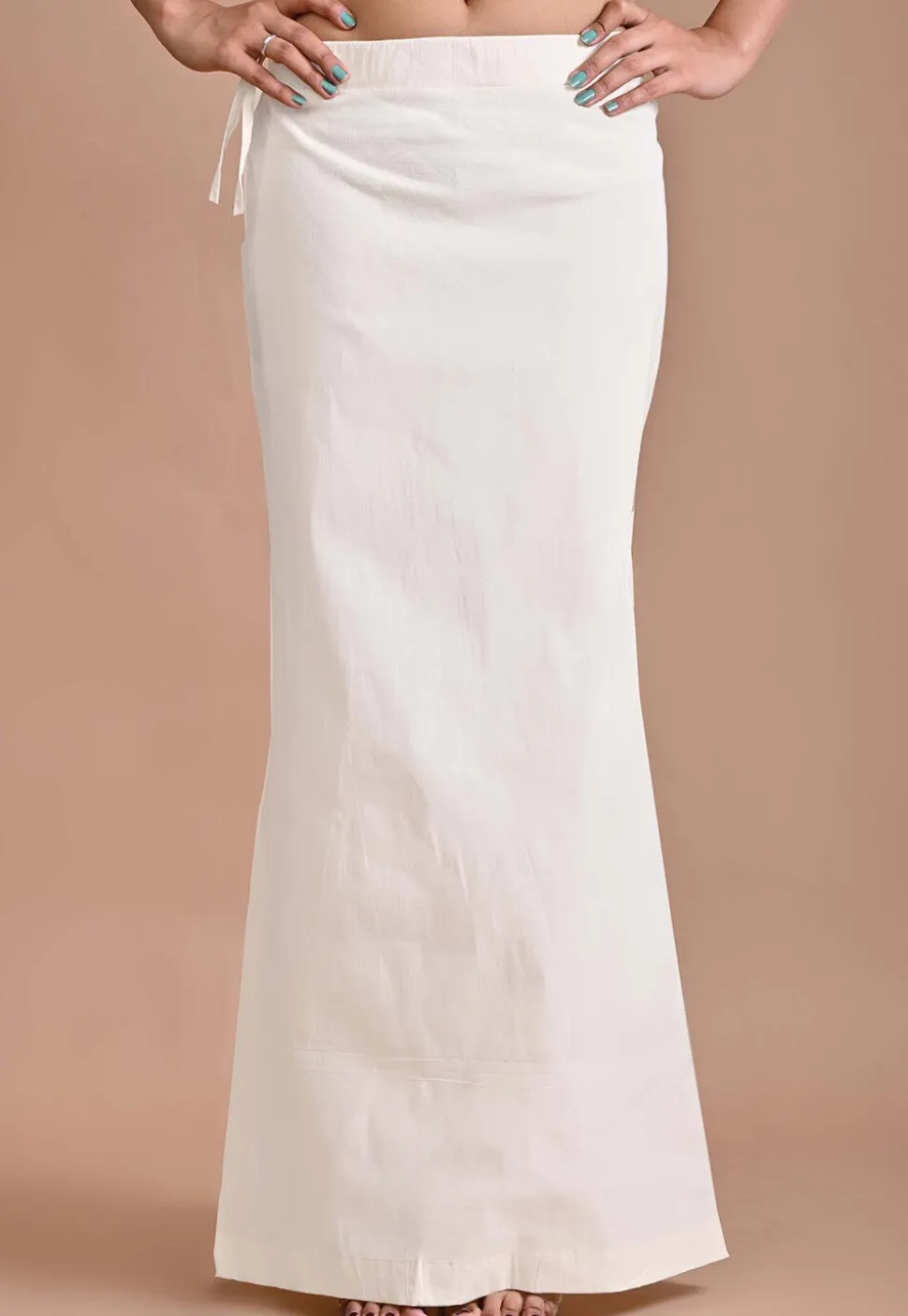 Solid Color Lycra Cotton Shape Wear in White