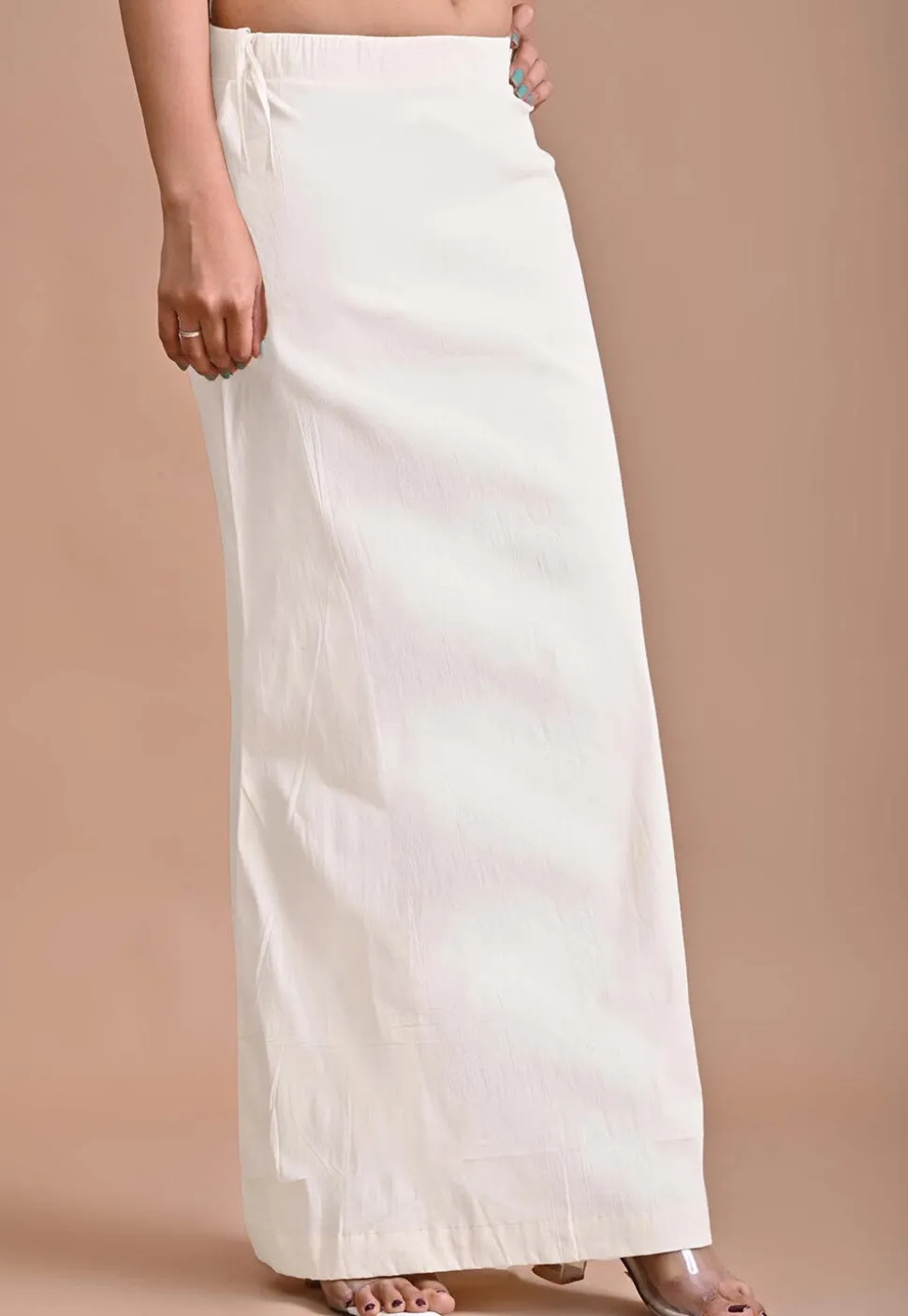 Solid Color Lycra Cotton Shape Wear in White