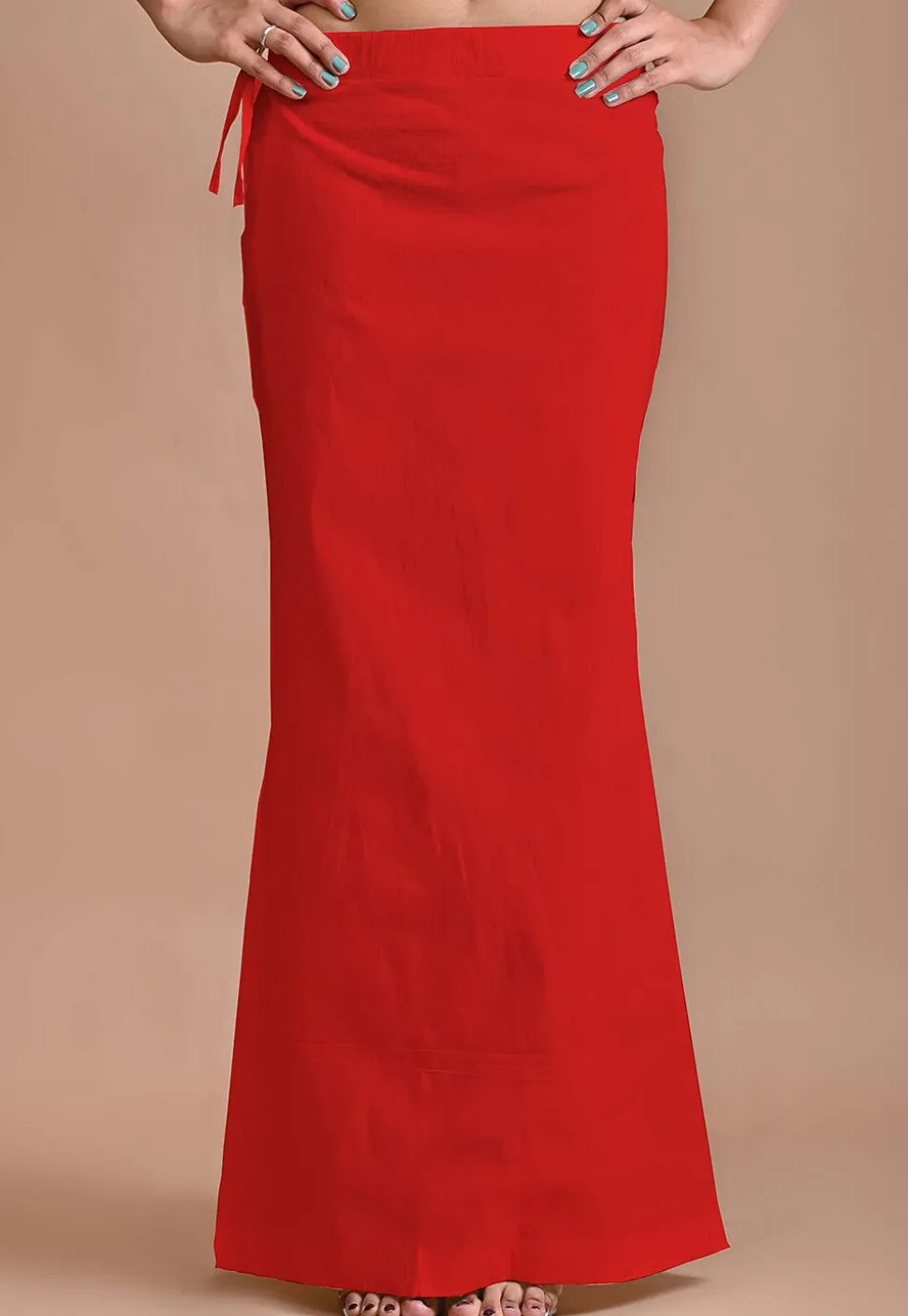 Solid Color Lycra Cotton Shape Wear in Red