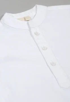 Solid Color Polyester Kurta Set in White