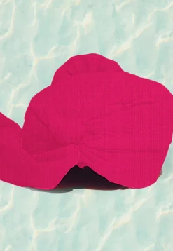 Solid Color Pure Kota Silk Kids Turban in Fuchsia