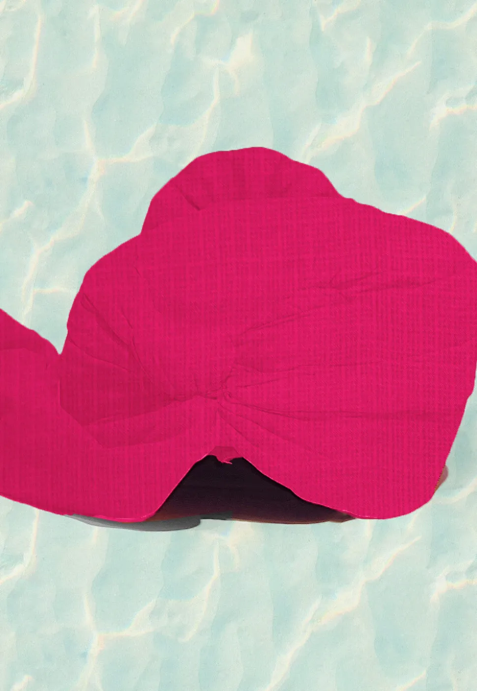 Solid Color Pure Kota Silk Kids Turban in Fuchsia