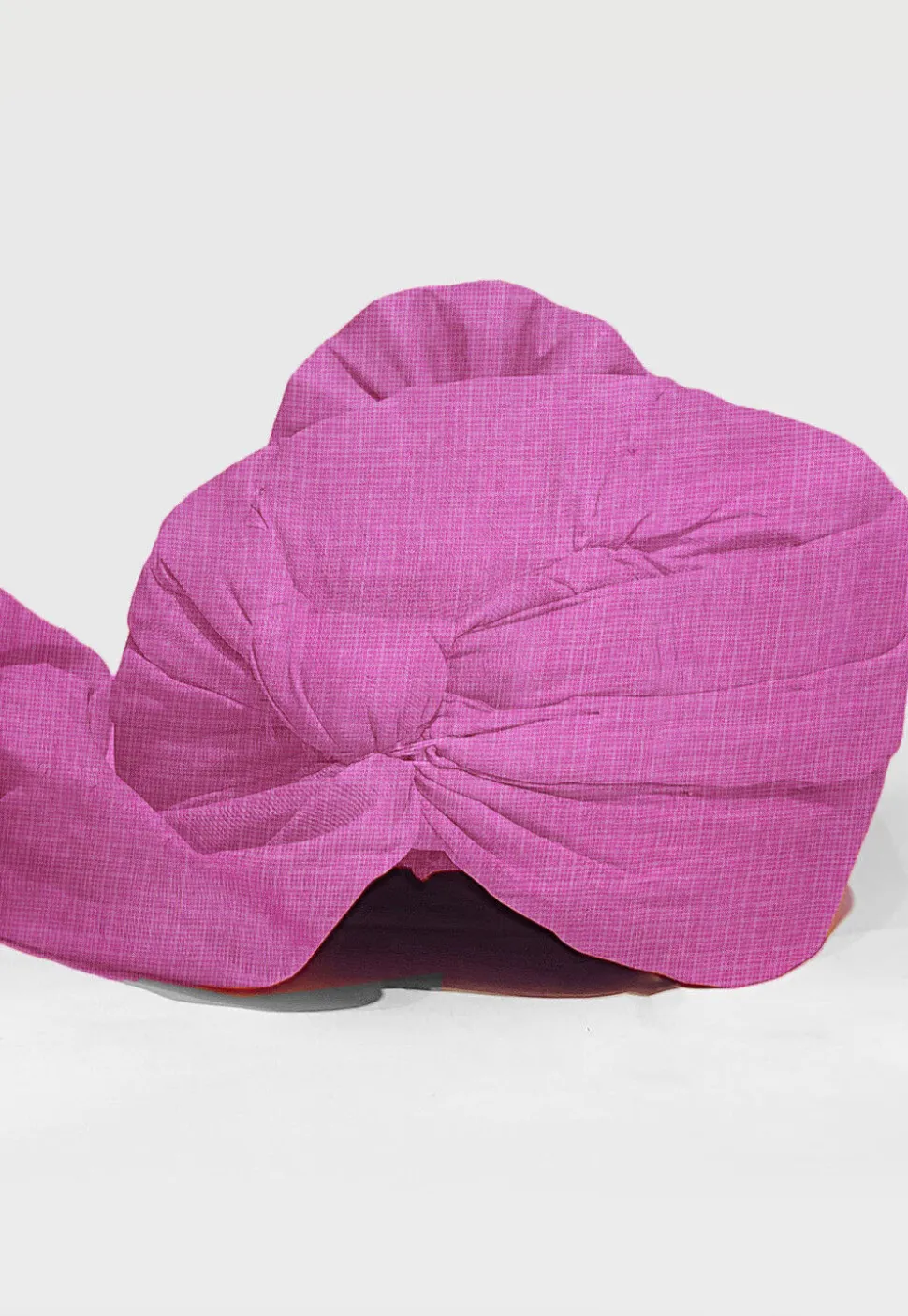 Solid Color Pure Kota Silk Unisex Turban in Pink