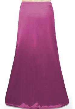 Solid Color Satin Petticoat in Light Purple
