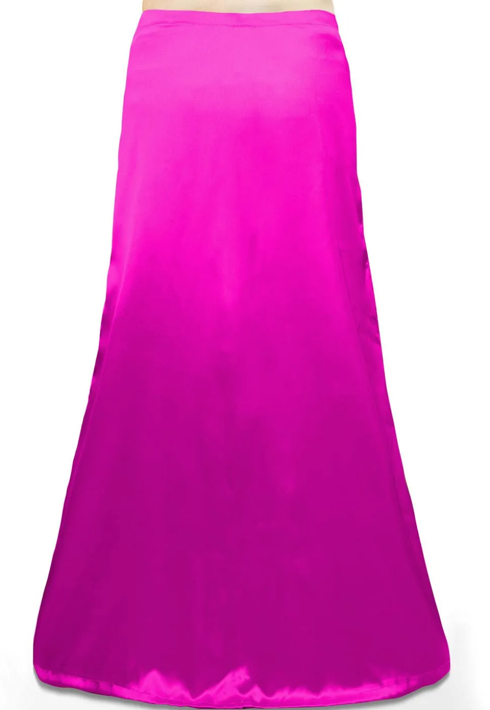 Solid Color Satin Petticoat in Pink