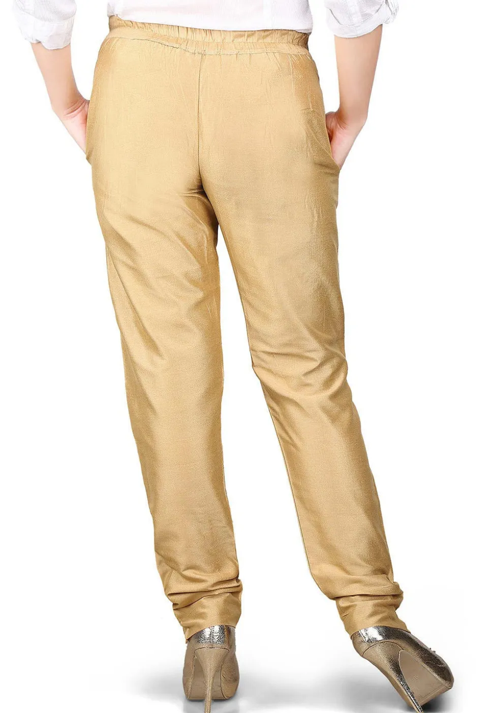 Solid Color Shantoon Pant in Beige
