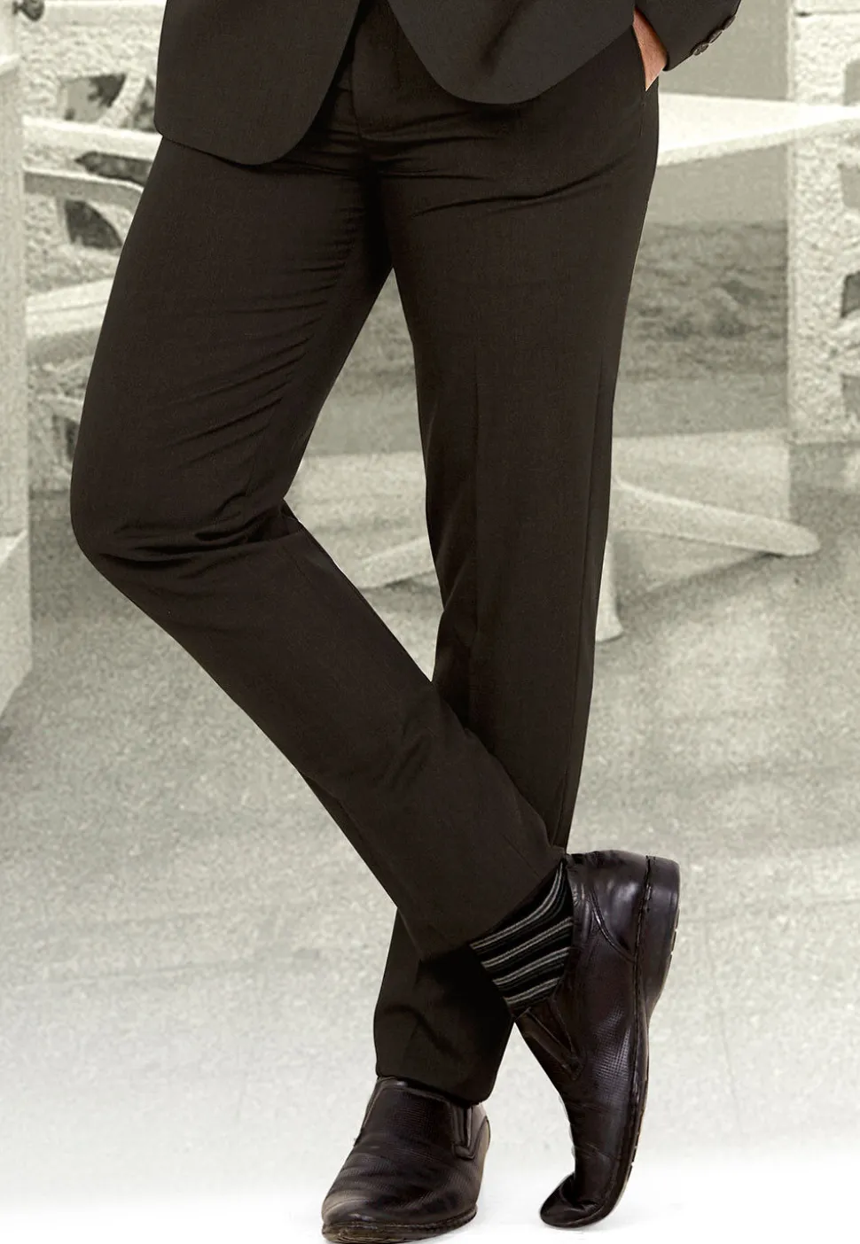 Solid Color Terry Rayon Jodhpuri Suit in Black