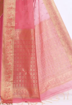 South Indian Sico Saree in Pink