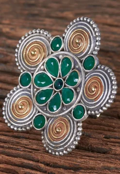 Stone Studded Adjustable Ring