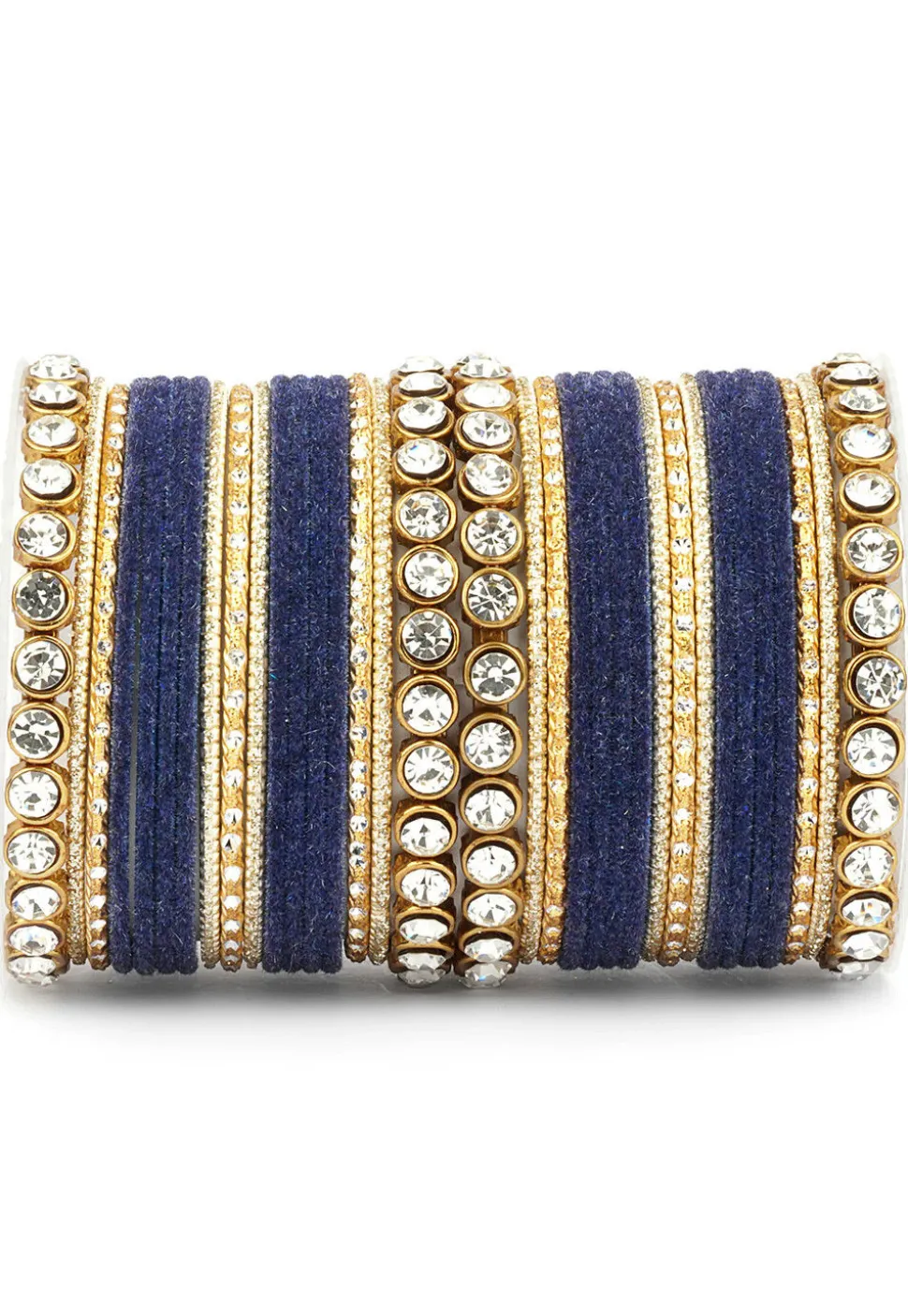 Stone Studded Bangle Set