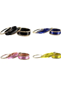 Stone Studded Bangle Set