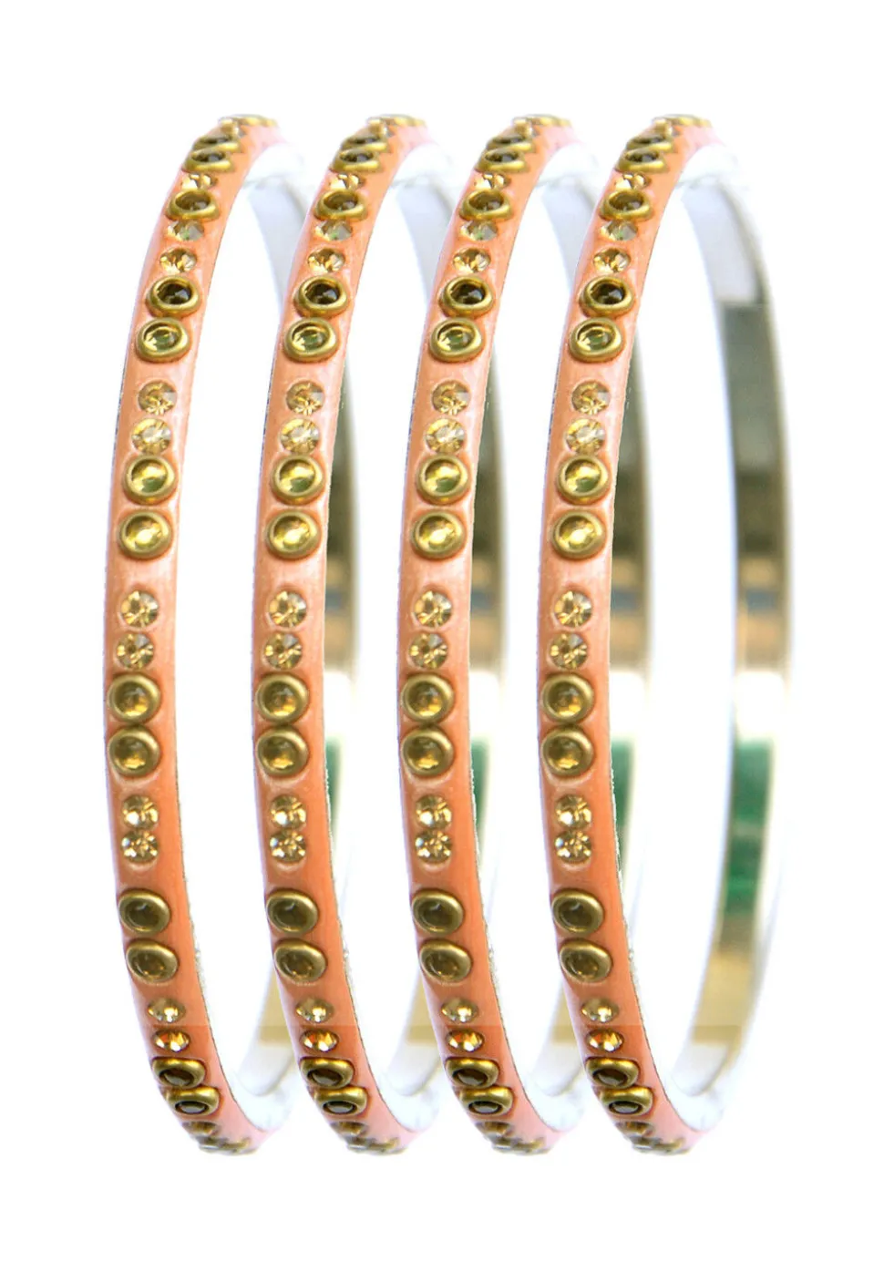 Stone Studded Bangle Set