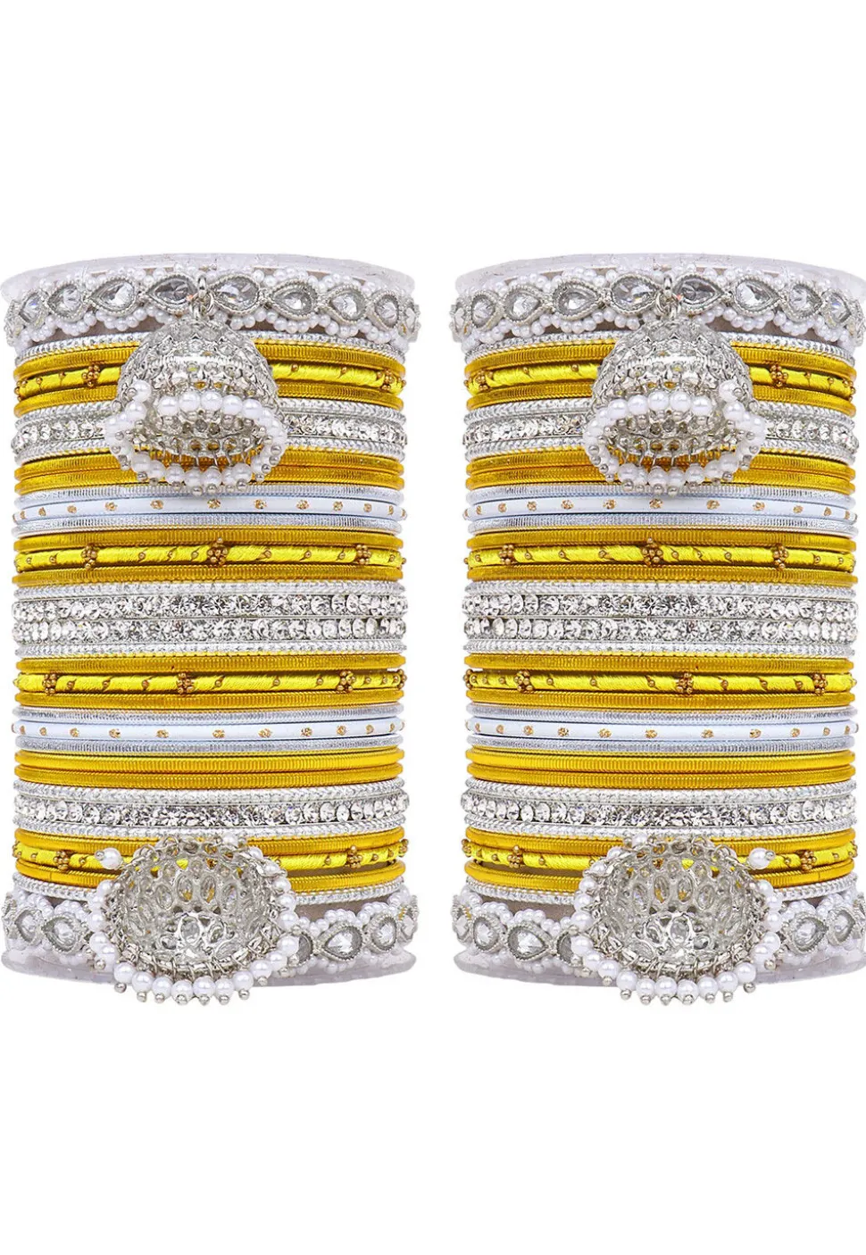 Stone Studded Bangle Set