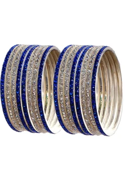 Stone Studded Bangle Set