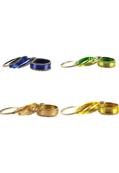 Stone Studded Bangle Set