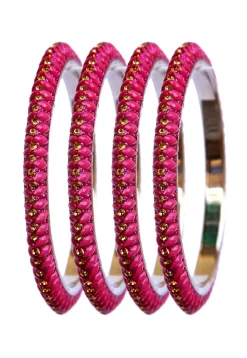 Stone Studded Bangle Set