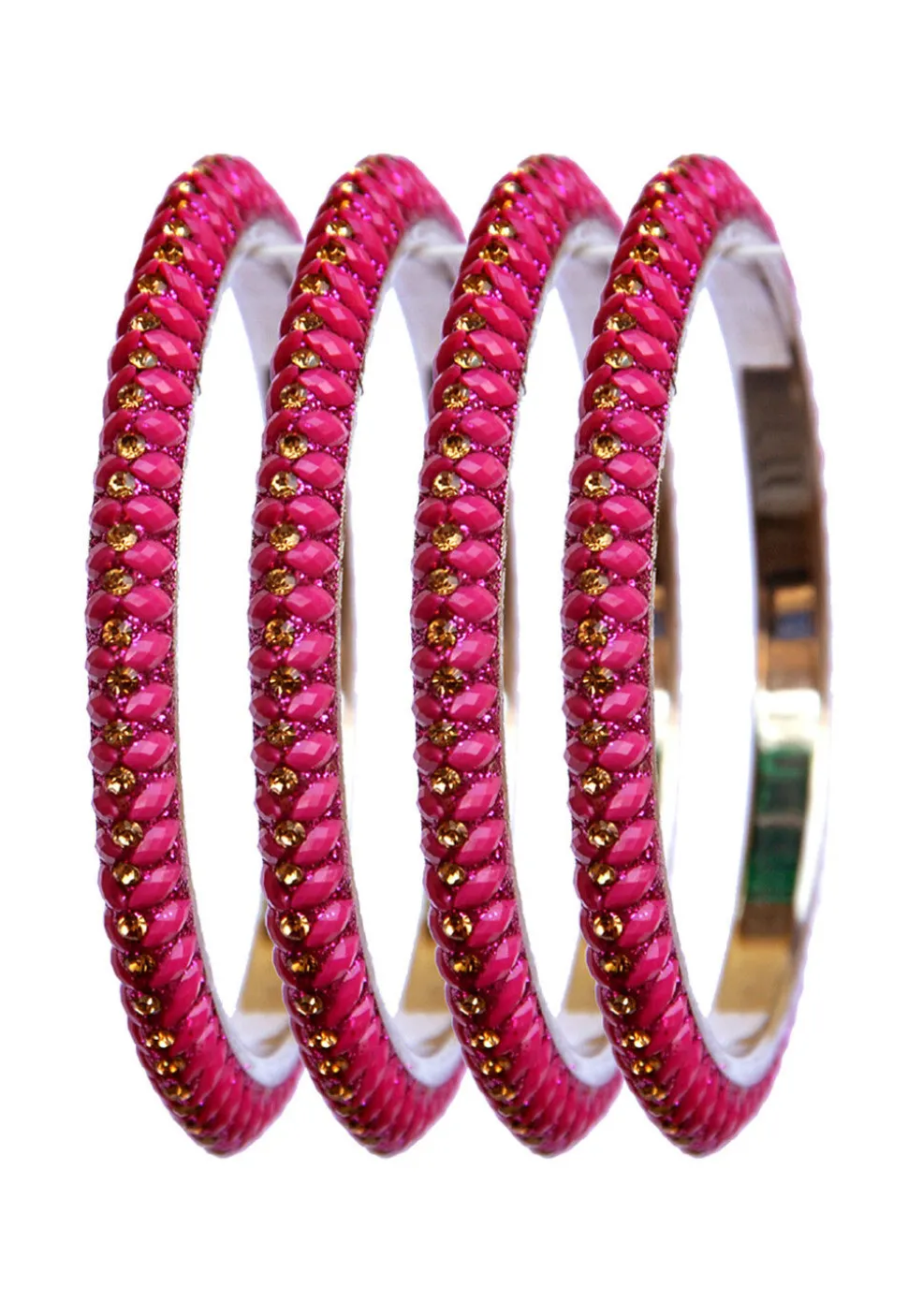 Stone Studded Bangle Set