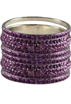 Stone Studded Bangle Set