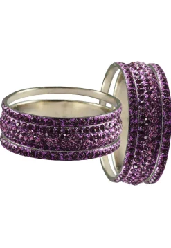 Stone Studded Bangle Set