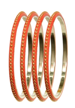 Stone Studded Bangle Set