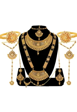 Stone Studded Bridal Set