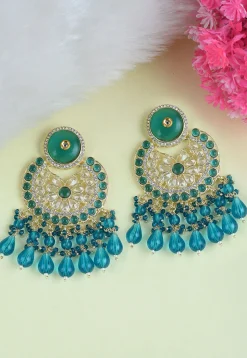 Stone Studded Chandbali Earrings